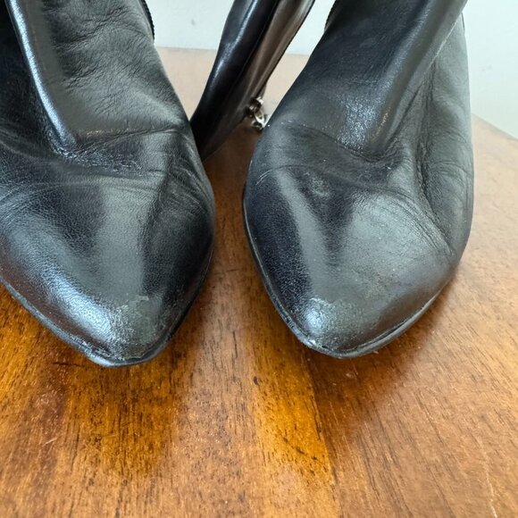 Tahari Minna Boots Black Leather - Picture 5 of 11